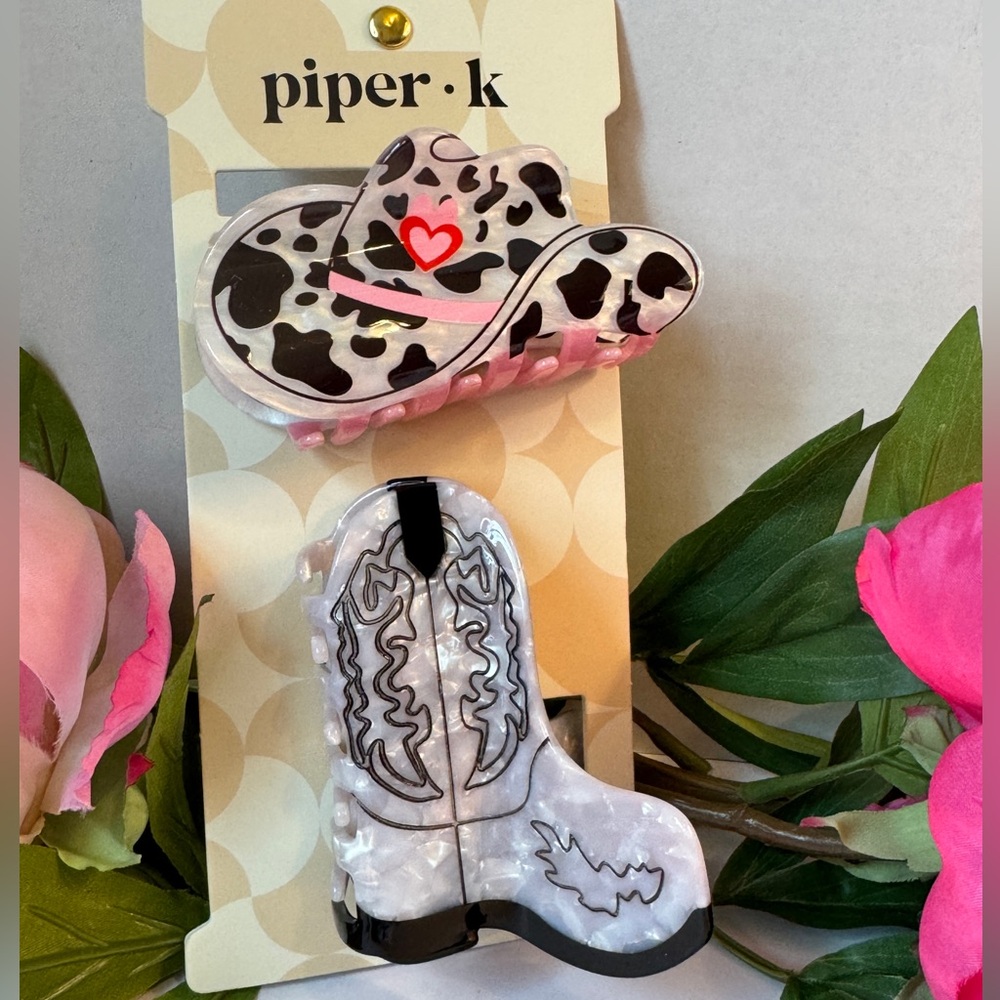 🐄 Piper K Cowgirl Hair Clips